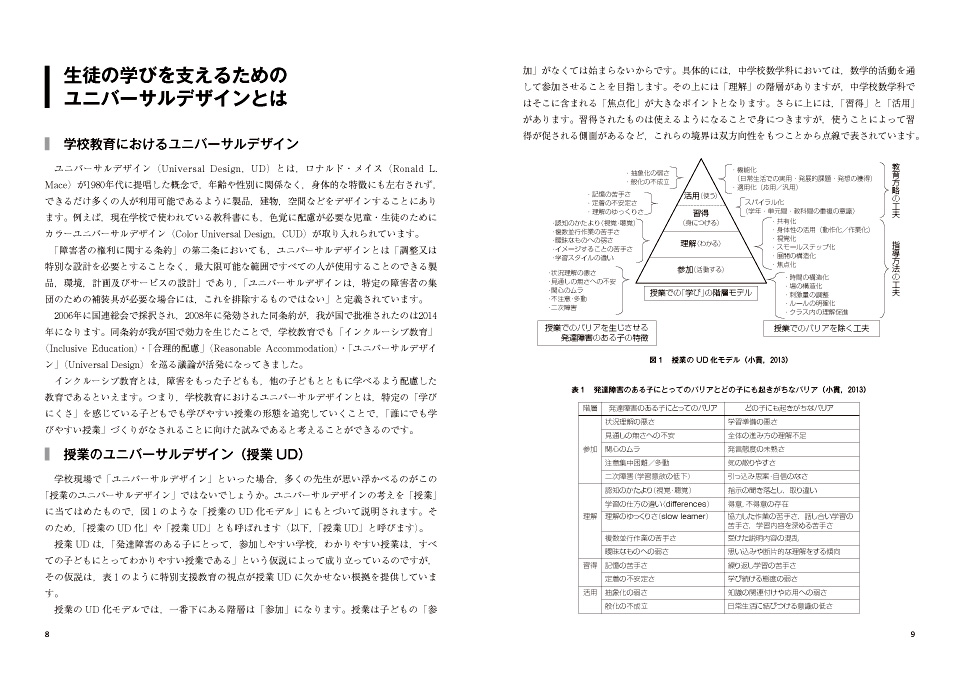 良質 中学校数学科 ユニバーサルデザインの授業プラン30 revecap.com