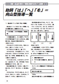 向山型国語教え方教室 11年10月号 助詞 は へ を 向山型指導一覧 １ ２年 向山氏の くっつき の を の指導を分析し忠実に追試することで 子どもが熱中する授業が可能になる