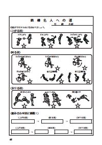 楽しい体育の授業 07年9月号 効果抜群 ファックスできる体育学習カード 鉄棒運動 高学年 鉄棒名人への道