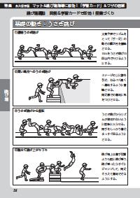 楽しい体育の授業 16年11月号 跳び箱運動 図解 学習カードで即効 授業づくり 基本技の図解解説カード 基礎の動き うさぎ跳び 連続うさぎ跳び 高い場所へのうさぎ跳び 他